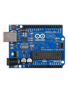 Arduino Uno R3 Development Board With USB Cable Blue/Black/Grey  - Image 4