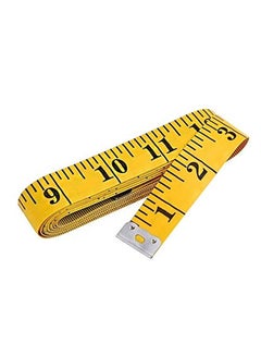 Salux Dual Scale Measuring Tailor Tape Yellow/Black 
