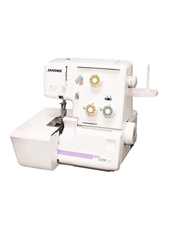 Janome MyLock Overlock Sewing Machine White - Image 1