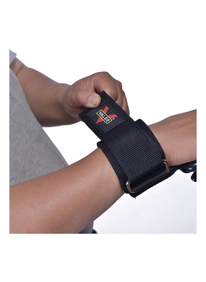 VALEO 2-Piece Gym Fitness Hook Wrist Straps Gloves - Image 4