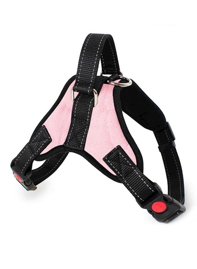 Pet Chest Harness Pink/Black - Image 1