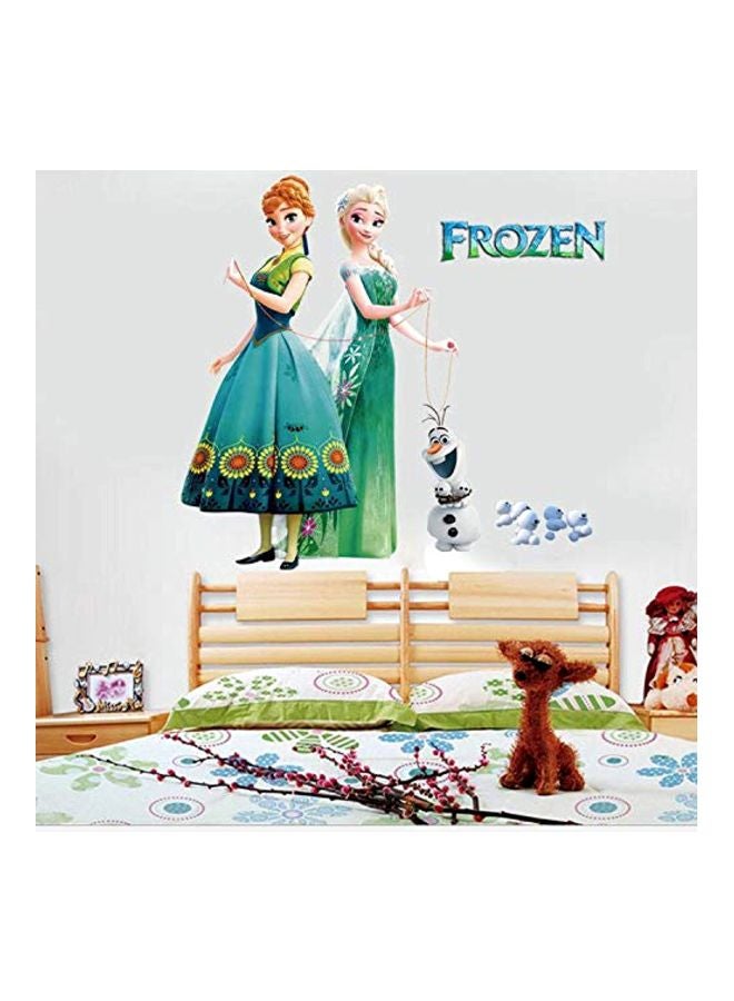 واي أن دي - ملصق جداري للأطفال بتصميم الملكة من فيلم كرتون "Frozen" للأطفال متعدد الألوان 2/29/1900سم - Image 1