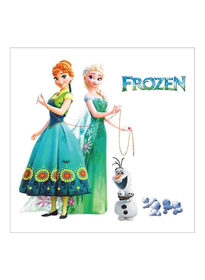 واي أن دي - ملصق جداري للأطفال بتصميم الملكة من فيلم كرتون "Frozen" للأطفال متعدد الألوان 2/29/1900سم - Image 1