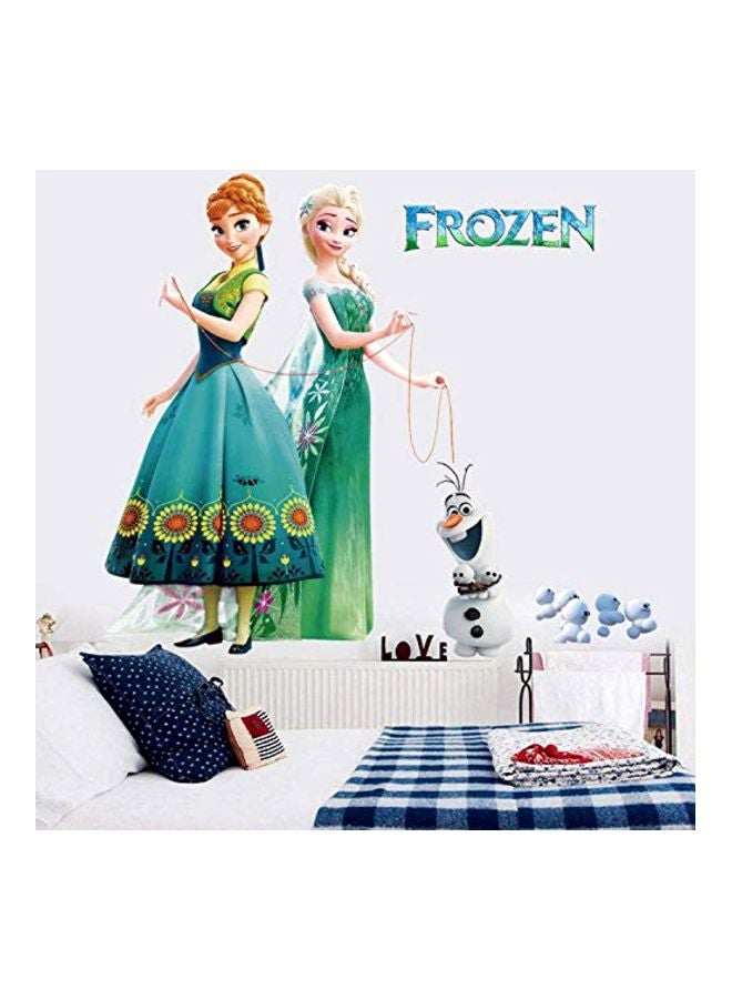 واي أن دي - ملصق جداري للأطفال بتصميم الملكة من فيلم كرتون "Frozen" للأطفال متعدد الألوان 2/29/1900سم - Image 1