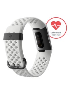Fitbit Charge 3 NFC Special Edition Advanced Fitness Tracker Frost White/Graphite  - Image 4
