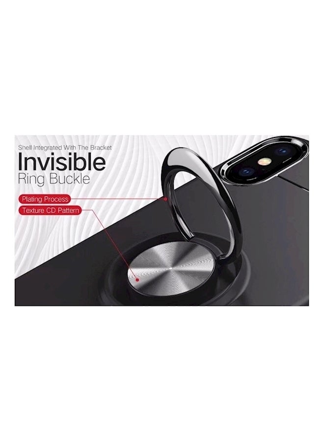 C-KU Protective Case Cover With Kickstand For Apple iPhone X/Xs Black  - Image 3