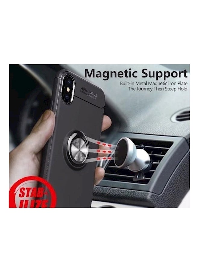 C-KU Protective Case Cover With Kickstand For Apple iPhone X/Xs Black  - Image 2