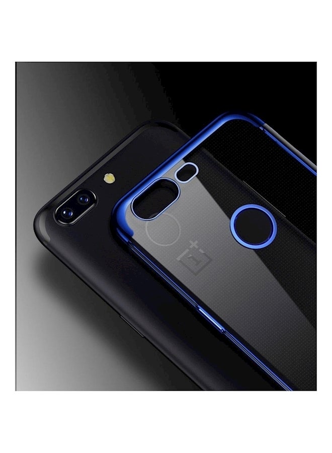 EZK Protective Case Cover For OnePlus 5T Clear/Blue - Image 3