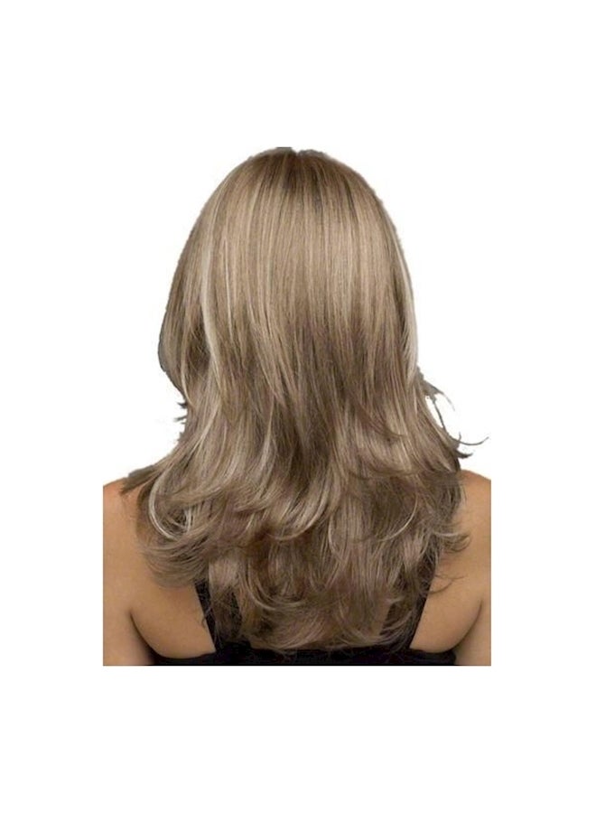 اتش بي تي كيو شعر مستعار زغبي طويل بني - Image 4