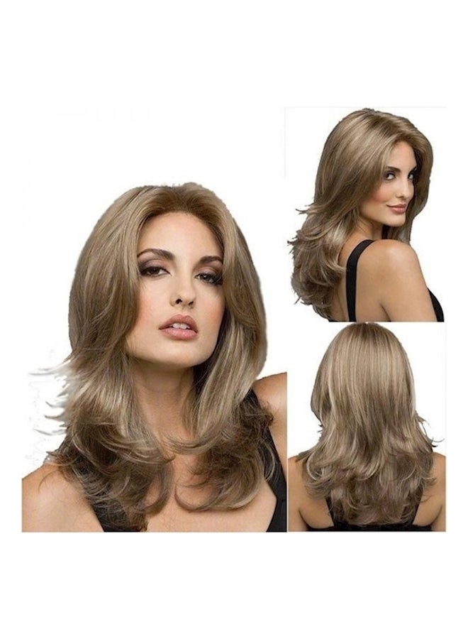 اتش بي تي كيو شعر مستعار زغبي طويل بني - Image 5