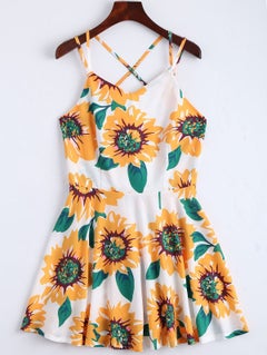 ZAFUL Stone Printed Maxi Dress Multicolour  - Image 1