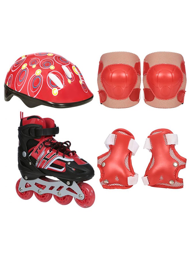 Top Gear TG-9006 Skate Shoes, Red/Black/White - Image 2