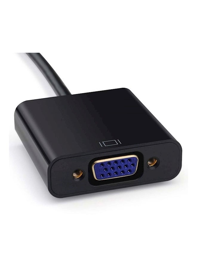 موصل محول من HDMI إلى VGA أسود - Image 3