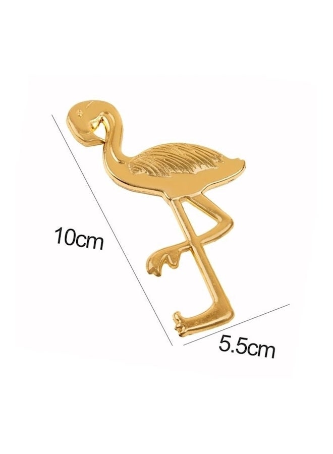 Flamingo Bottle Opener Gold - Image 3