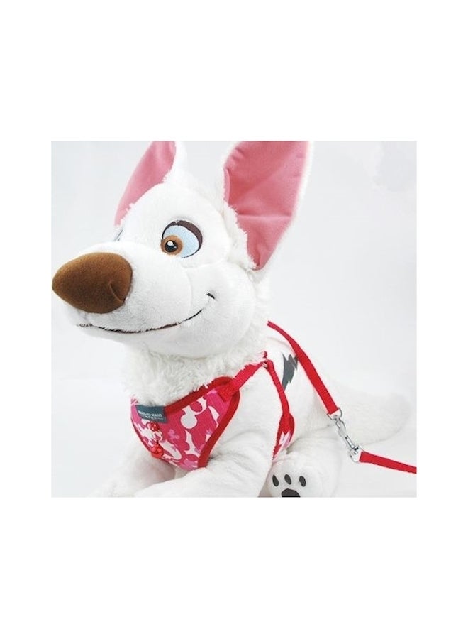 Generic Adjustable Nylon Pet Harness With Lead Red  - Image 4