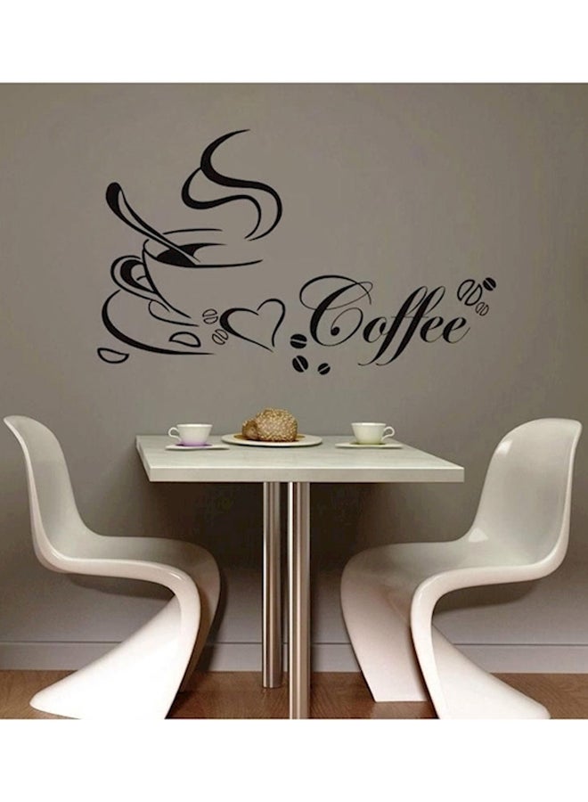 Removable Cups Wall Stickers Black 40x65cm - Image 2