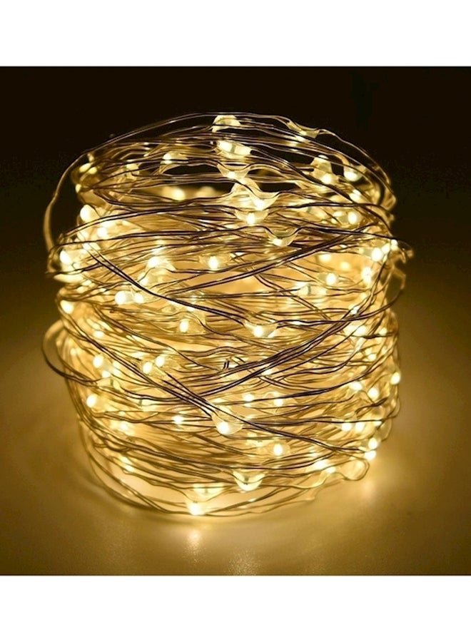 gluckluz - 100 Led Solar String Light Yellow 110grams - Image 1