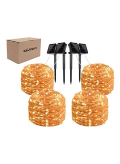 gluckluz Pack Of 4 200 Led Solar String Light Yellow 560grams  - Image 5