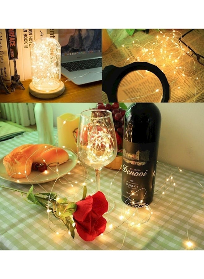 gluckluz - 200 Led Solar String Light Yellow 288grams - Image 1