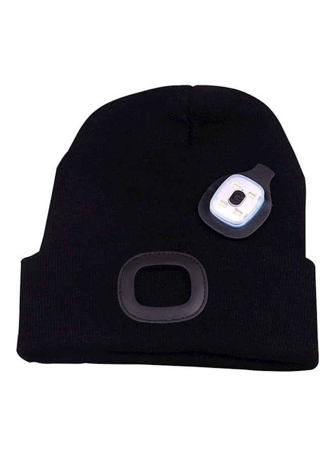 سواديان قبعة رأس بإضاءة LED لرحلات الشتاء أسود 100جرام - Image 2