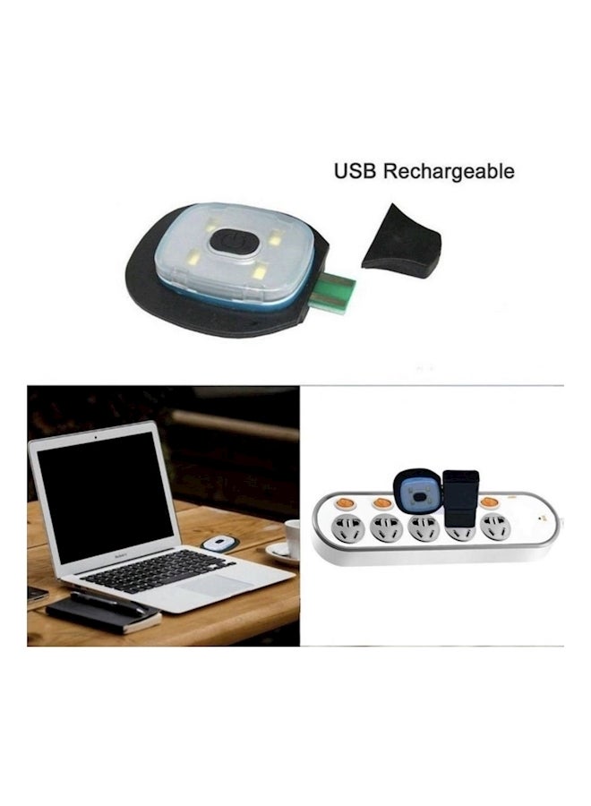 سواديان قبعة رأس بإضاءة LED لرحلات الشتاء أسود 100جرام - Image 3