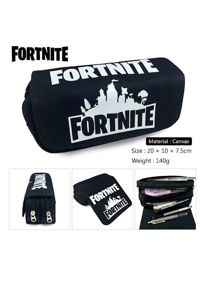 مقلمة أقلام الرصاص مطبوعة بكلمة "Fortnite" أسود  - Image 2