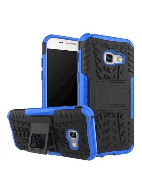 Protective Case Cover With Kickstand For Samsung Galaxy Galaxy A5 (2017 Version) Black/Blue