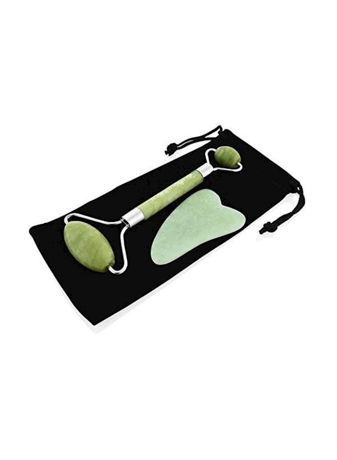 Generic 2-Piece Facial Roller Green  - Image 5