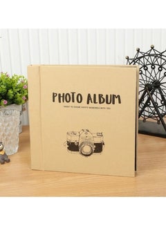 Kraft Paper Photo Album Black 8inch