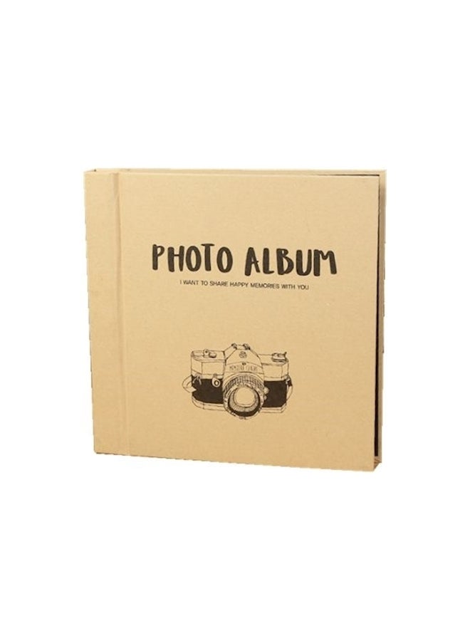 Generic - Kraft Paper Photo Album Black 8inch - Image 1