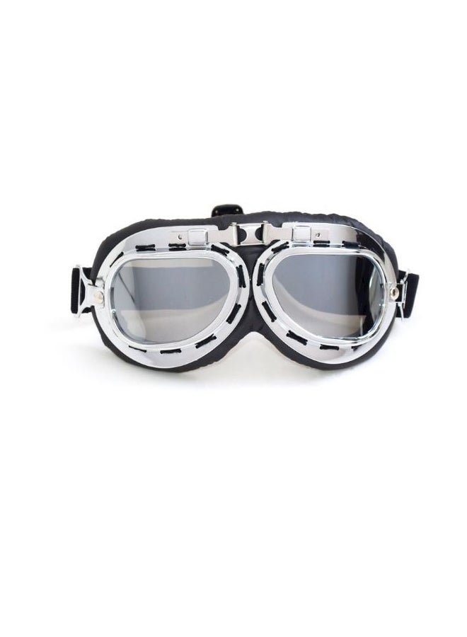 Generic Motorcycle Helmet With Visor Goggles  - Image 2