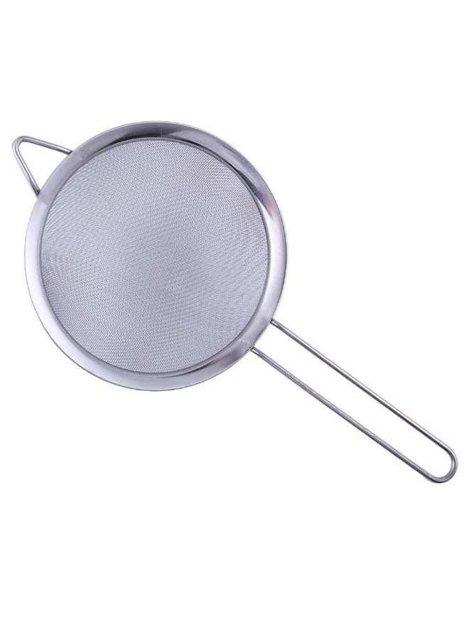 Fine Mesh Oil Strainer Silver 16cm - Image 2