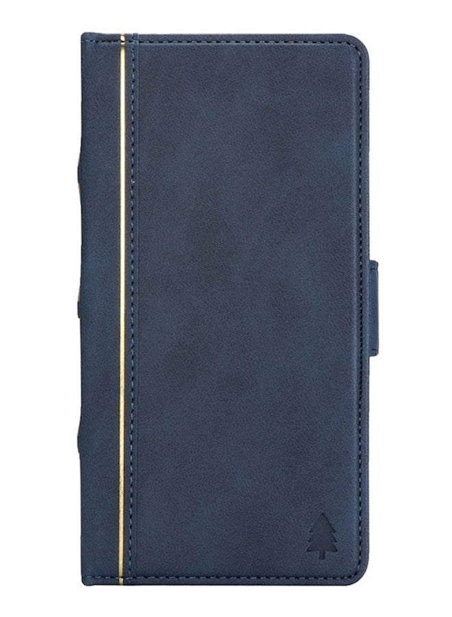Generic - Protective Wallet Card Case Cover For OnePlus 6 Blue - Image 1