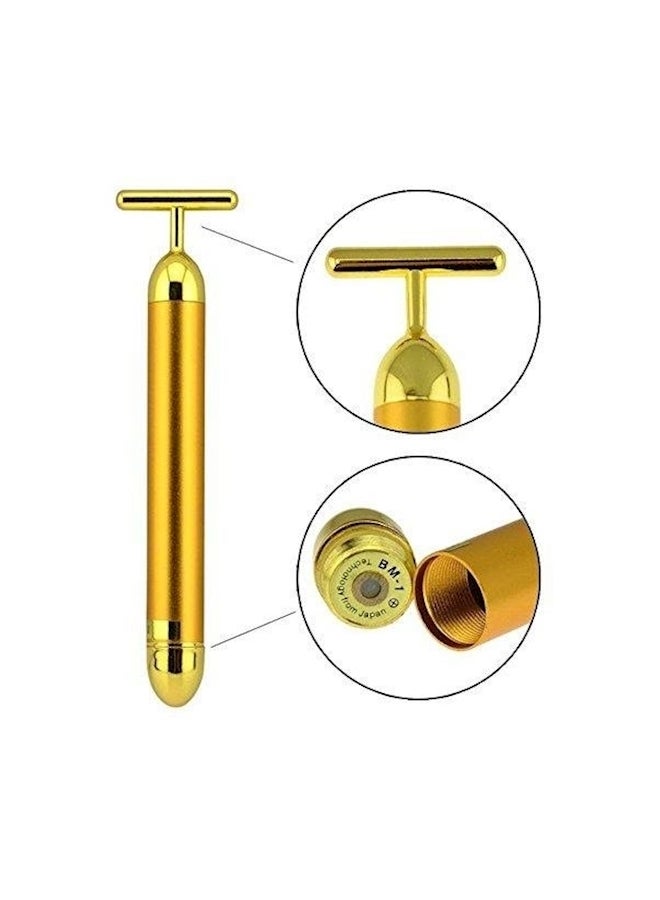 Generic Beauty Bar 24k en Pulse Facial Massager Gold  - Image 4