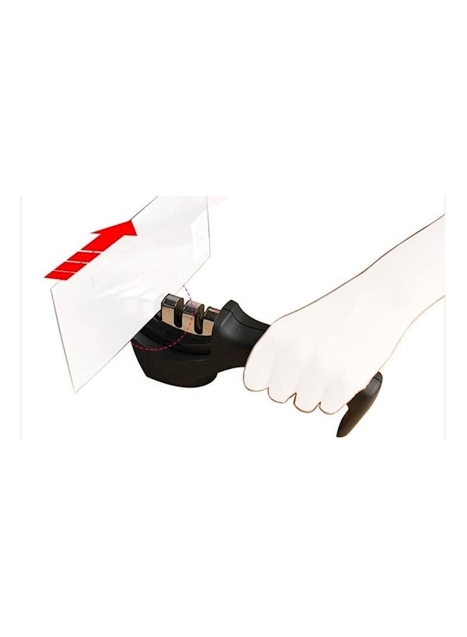 Manual Knife Sharpener Black/Silver - Image 3
