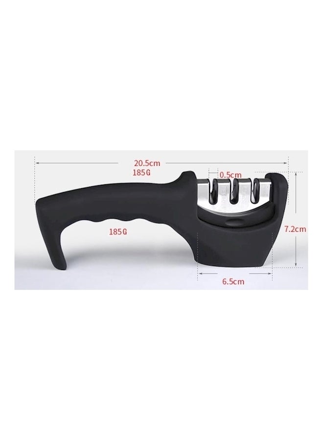Manual Knife Sharpener Black/Silver - Image 2