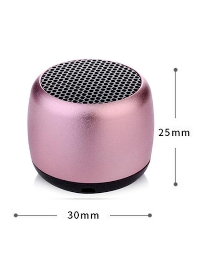 Litu Mini Portable Bluetooth Speaker Pink  - Image 2