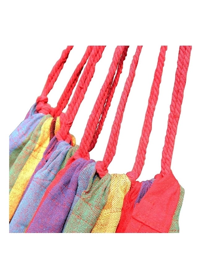 Generic 2 Person Camping Hammock With Backpack Multicolour 110x60inch  - Image 4