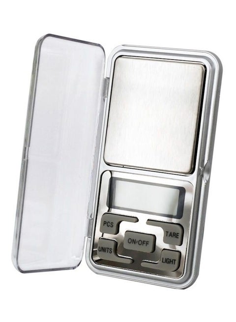 Digital Pocket Mini Portable Weighing Scale Silver