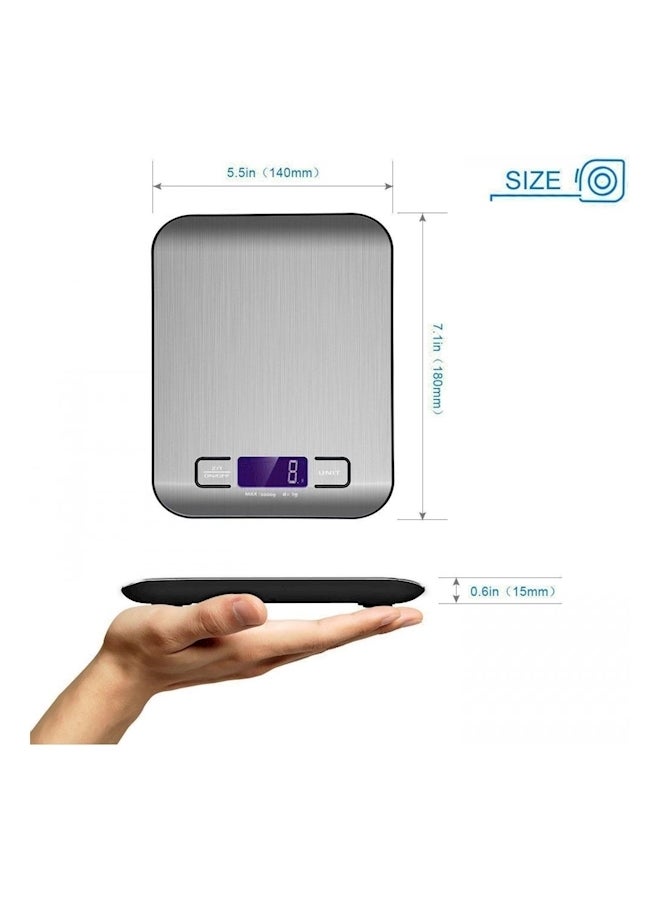 Multifunction Food Scale Silver - Image 2