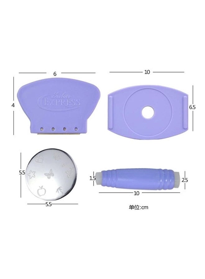 تصميمات فنية للأظافر بطباعة يمكنك طبعها بنفسك متعدد الألوان - Image 4