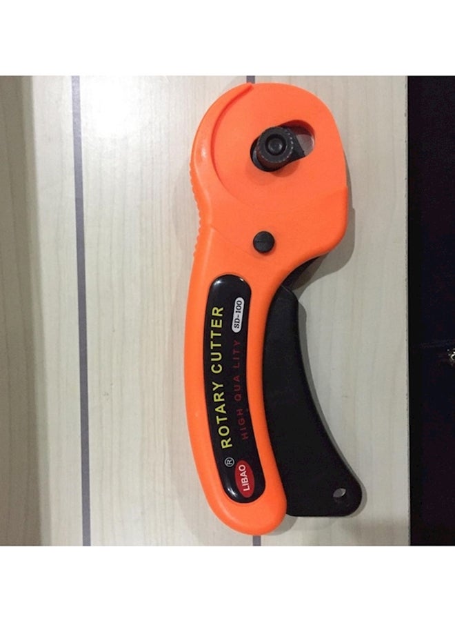 LIBAO - Rotary Blades Fabric Cutter Orange 22X9centimeter - Image 1