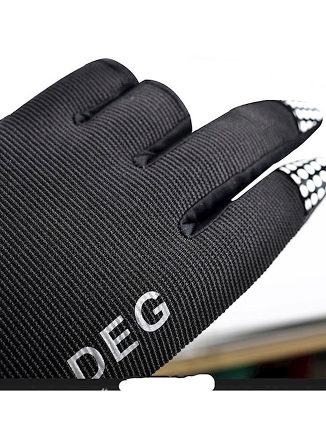 BOODUN Non-Slip Hand Guard With Reflective Fishing Gloves L  - Image 3