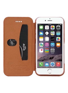 Holster Card Case Stent Cover For Apple iPhone 7 Brown