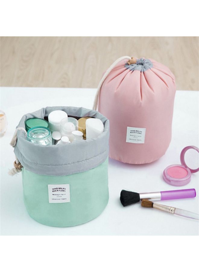 حقيبة مستحضرات تجميل متعددة الوظائف ومضادة للماء ومناسبة للسفر ومزودة برباط أزرق - Image 4