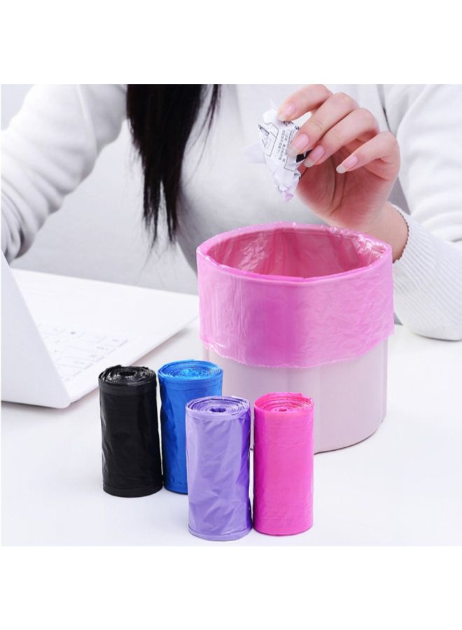 Generic - Disposable Small Garbage Trash Can Bag Blue 4 x x 4 x 9centimeter - Image 1