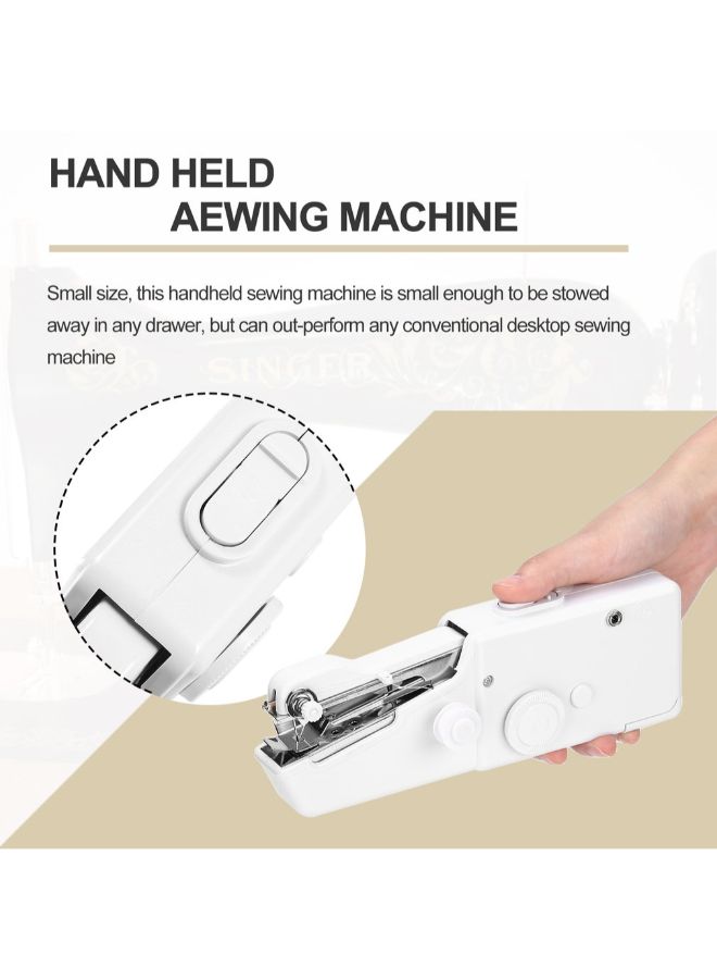 Generic Handheld Sewing Machine White  - Image 2