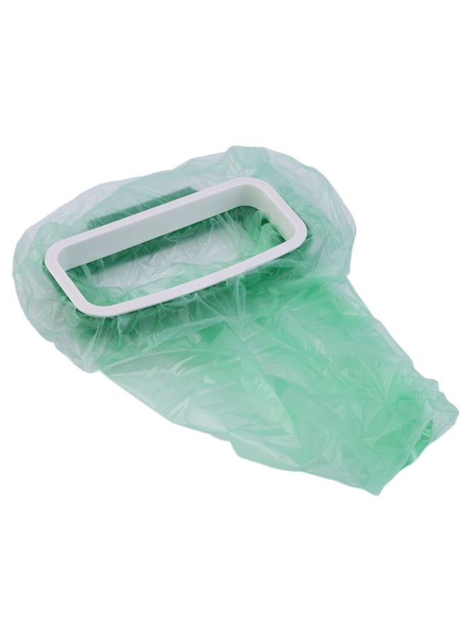 Kitchen Hanging Garbage Rack White/Green - Image 4