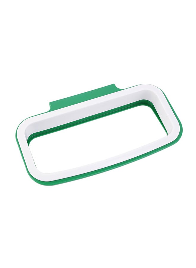 Kitchen Hanging Garbage Rack White/Green - Image 1