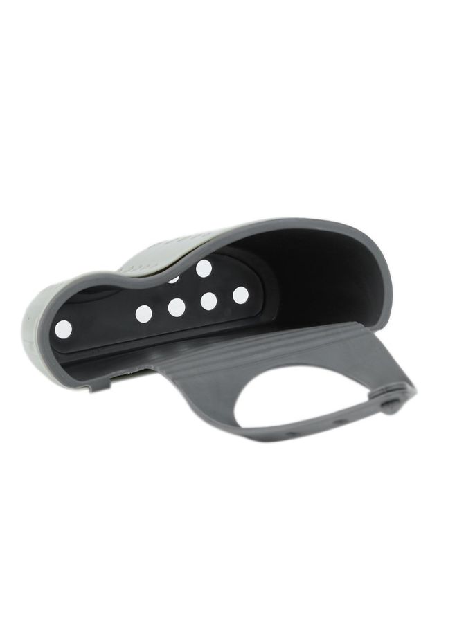 رف قابل للتعديل يثبت على الحوض لحمل الصابون والإسفنج في الحمام والمطبخ رمادي 13*5*21سم - Image 5